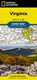 MAP-VIRGINIA MAP 2019/E, National Geographic Maps - Gebonden - 9781597750608