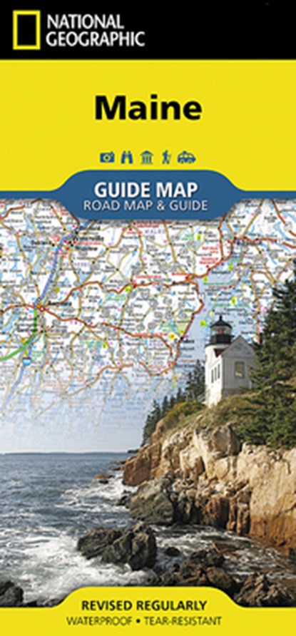 Maine Map, National Geographic Maps - Gebonden - 9781597753142