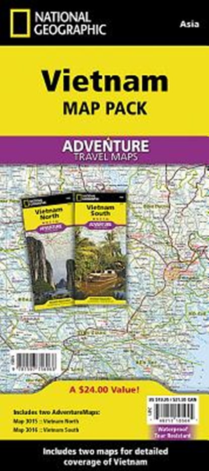 Vietnam, Map Pack Bundle, National Geographic Maps - Adventure - Gebonden - 9781597756068