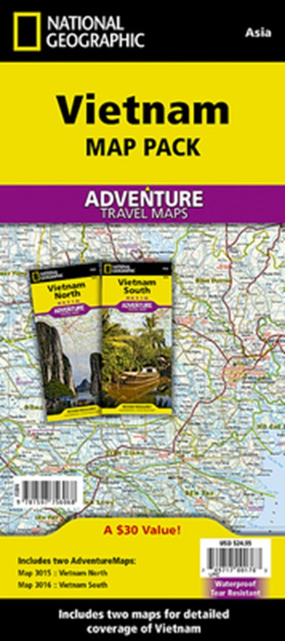 Vietnam, Map Pack Bundle, National Geographic Maps - Adventure - Gebonden - 9781597756068