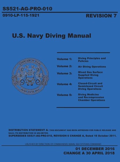 U.S. Navy Diving Manual 7e, Navsea - Gebonden - 9781598048919