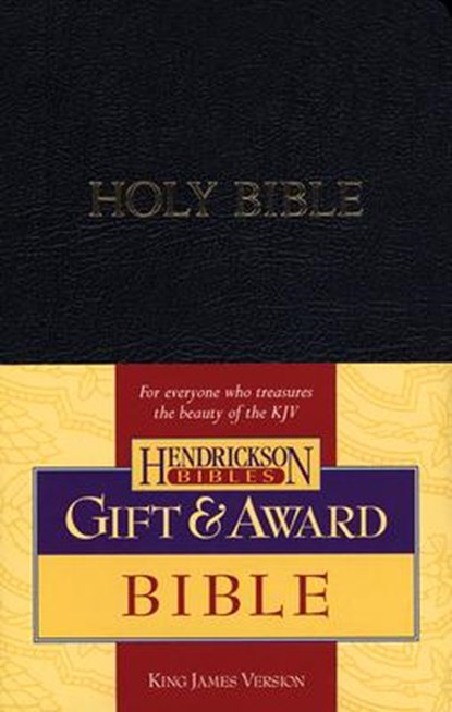KJV Gift & Award Bible, Hendrickson Publishers - Gebonden - 9781598560206
