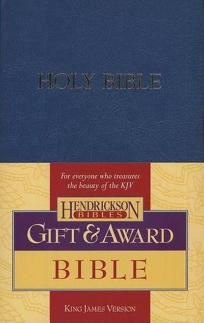 KJV Gift and Award Bible - Blue, Hendrickson Publishers - Paperback - 9781598560237