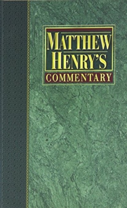 Matthew Henry 6v No CD Plain, Professor Matthew Henry - Gebonden - 9781598564365