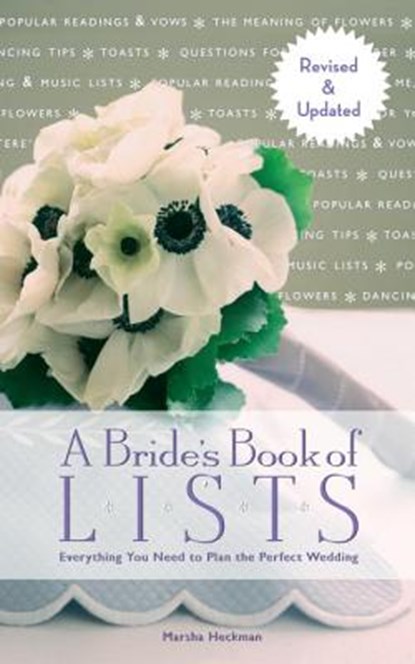 A Bride's Book Of Lists, A, HECKMAN,  Marsha - Gebonden - 9781599621203