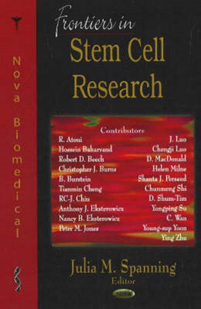 Frontiers in Stem Cell Research, SPANNING,  Julia M - Gebonden - 9781600212949