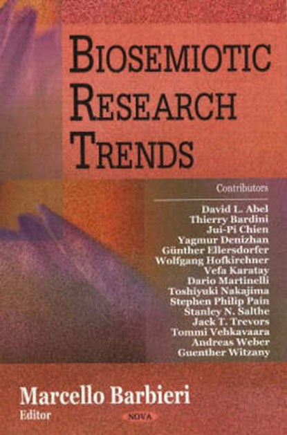Biosemiotic Research Trends, BARBIERI,  Marcello - Gebonden - 9781600215742