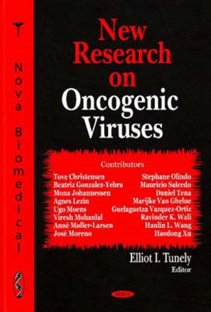 New Research on Oncogenic Viruses, TUNELY,  Elliot I - Gebonden - 9781600215858