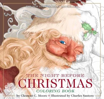 The Night Before Christmas Coloring Book, Clement Moore - Paperback - 9781604336832