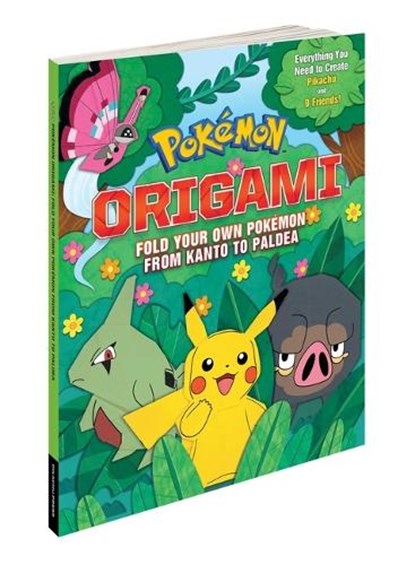 Pokémon Origami: Fold Your Own Pokémon from Kanto to Paldea: One Pokémon from Every Region!, Pikachu Press - Paperback - 9781604382273