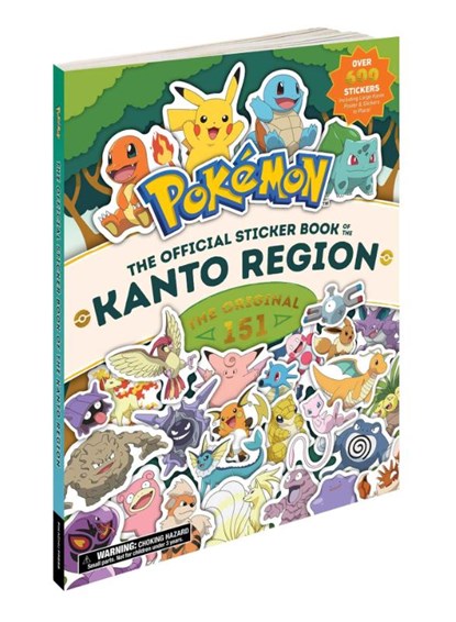Pikachu Press: Pokémon the Official Sticker Book of the Kant, Pikachu Press - Paperback - 9781604382570