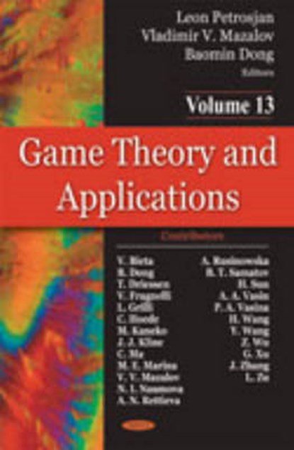 Game Theory & Applications, PETROSJAN,  Leon ; Mazalov, Vladimir V - Gebonden - 9781604562972