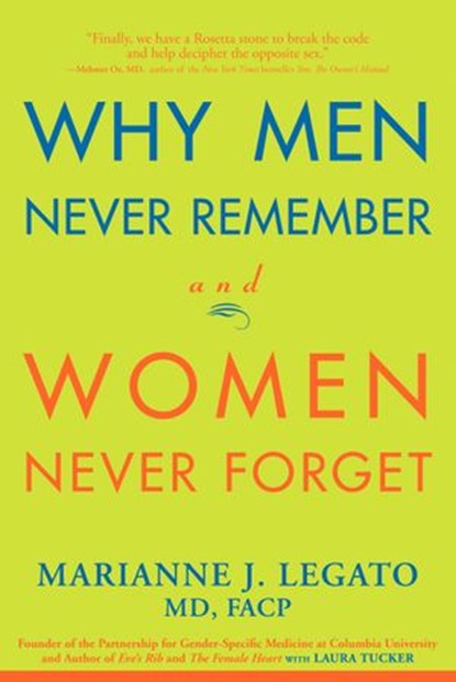Why Men Never Remember and Women Never Forget, Marianne J. Legato ; Laura Tucker - Ebook - 9781605296036