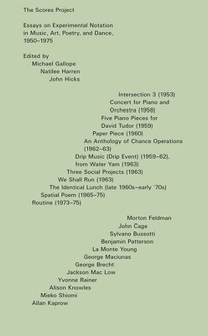 The Scores Project, Michael Gallope ; Natilee Harren ; John Hicks - Paperback - 9781606069332