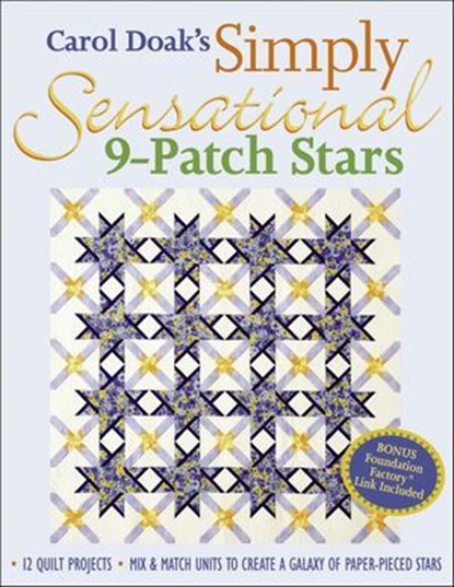 Carol Doak's Simply Sensational 9-Patch Stars, Carol Doak - Ebook - 9781607059998