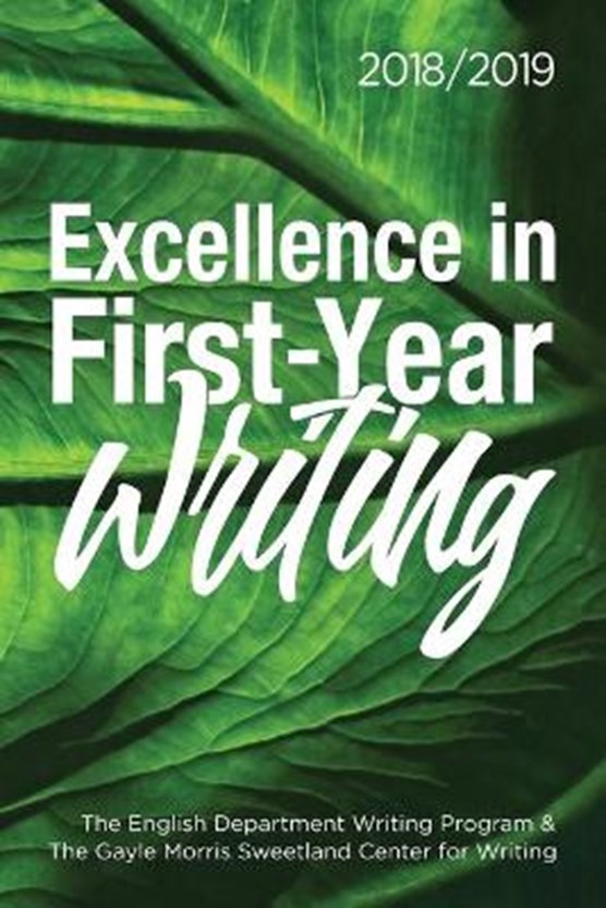 Excellence in First-year Writing 2018/2019