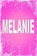 Melanie, Rwg - Paperback - 9781607968559