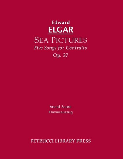 Sea Pictures, Op.37, Edward Elgar - Paperback - 9781608741144
