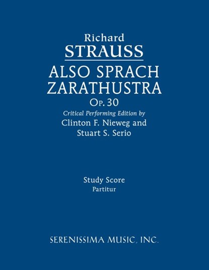 Also sprach Zarathustra, Op.30, Richard Strauss - Paperback - 9781608742929