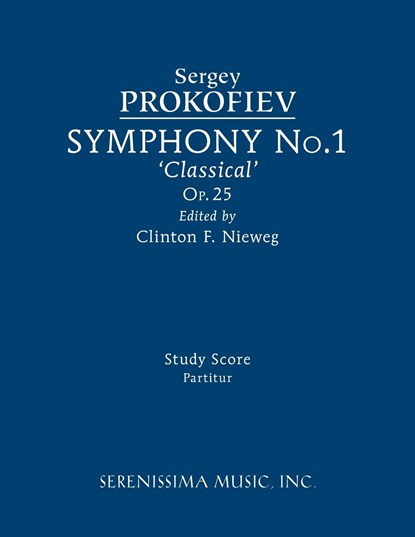 Symphony No.1, Op.25 'Classical', Sergey Prokofiev - Paperback - 9781608742981