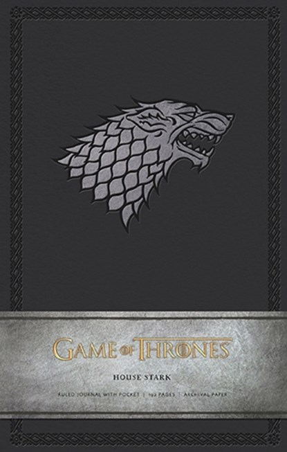 Game of Thrones: House Stark Hardcover Ruled Journal, . HBO - Gebonden - 9781608873685