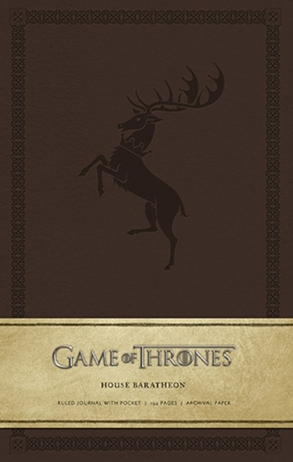 Game of Thrones: House Baratheon Hardcover Ruled Journal, . HBO - Gebonden - 9781608873722