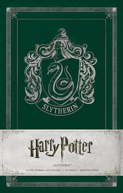 Harry Potter Slytherin Hardcover Ruled Journal, . Warner Bros. Consumer Products Inc. - Gebonden Gebonden - 9781608875610