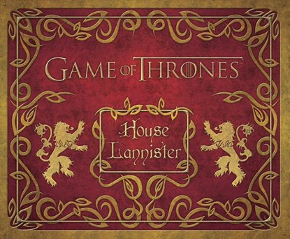 Game of Thrones: House Lannister Deluxe Stationery Set, . HBO - Gebonden - 9781608876044