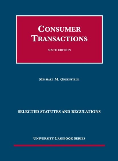 Consumer Transactions, Michael M. Greenfield - Paperback - 9781609302955