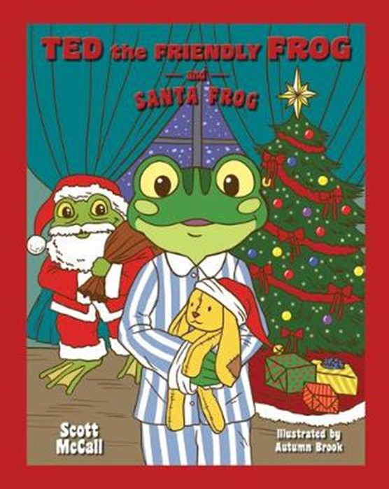 Ted the Friendly Frog and Santa Frog