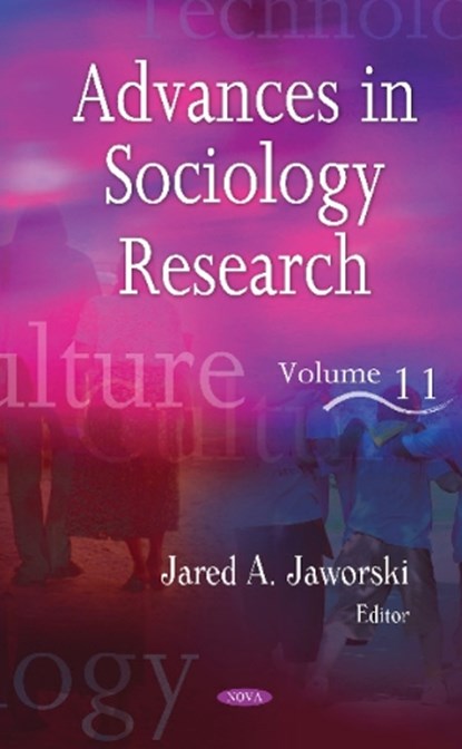 Advances in Sociology Research, JAWORSKI,  Jared A - Gebonden - 9781613245156