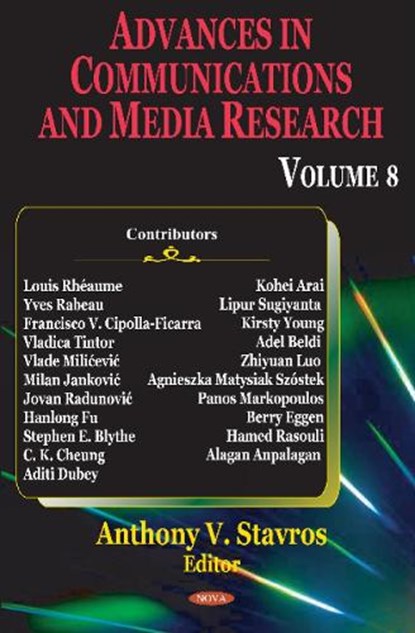 Advances in Communications & Media Research, Anthony V Stavros - Gebonden - 9781613247945