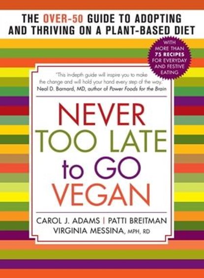 Never Too Late to Go Vegan, Carol J. Adams ; Patti Breitman ; Virginia Messina - Ebook - 9781615191857