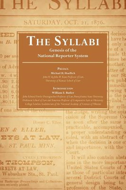 The Syllabi, William E. Butler - Gebonden - 9781616192334