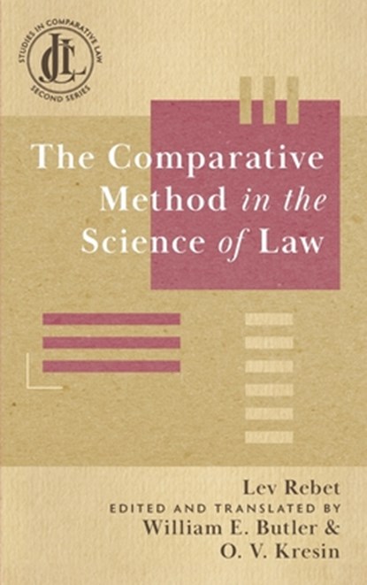 The Comparative Method in the Science of Law, Lev Rebet - Gebonden - 9781616196653