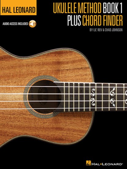 Hal Leonard Ukulele Method Book 1 Plus Chord Finder Book/Online Audio [With CD (Audio)], Chad Johnson - AVM - 9781617804571