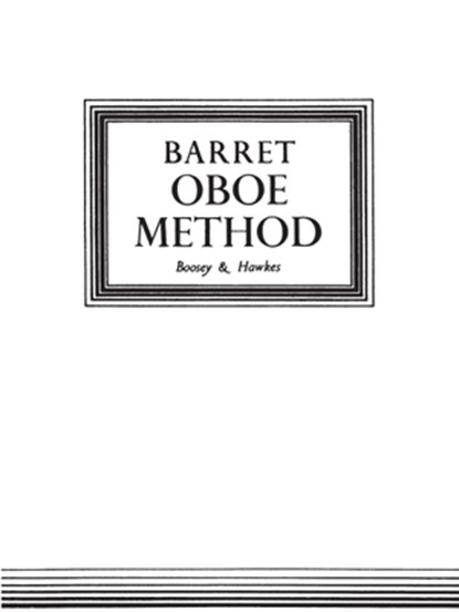 Oboe Method: Original Edition, Apollon Barrett - Paperback - 9781617805370