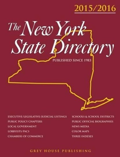 New York State Directory, 2015/16, Laura Mars - Paperback - 9781619255630