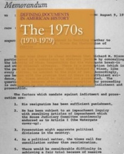 The 1970s (1970-1979), Salem Press - Gebonden - 9781619258907