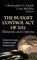 Budget Control Act of 2011, Christopher G Lynch ; Cory McHale - Gebonden - 9781619420359