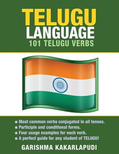 Telugu Language: 101 Telugu Verbs, Garishma Kakarlapudi - Paperback - 9781619494244