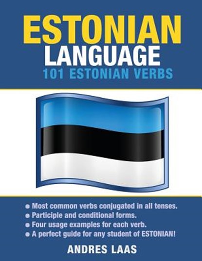 Estonian Language: 101 Estonian Verbs, Andres Laas - Paperback - 9781619494275