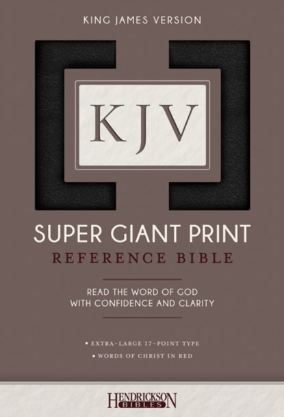 KJV Super Giant Print Bible, Hendrickson Bibles - Gebonden - 9781619709690