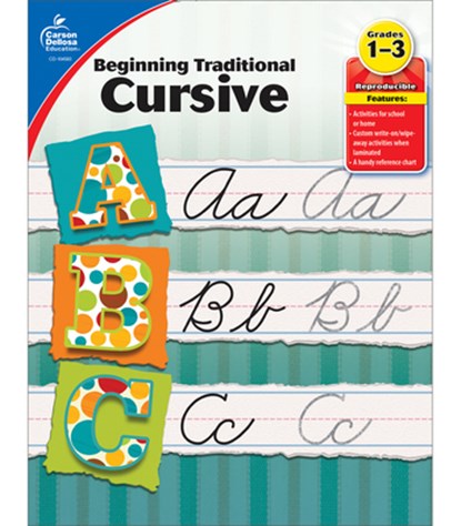 Beginning Traditional Cursive, Grades 1 - 3, Carson Dellosa Education - Paperback - 9781620570357