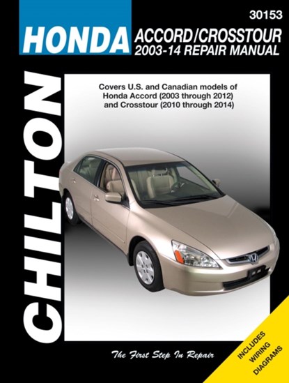Honda Accord/Crosstour (Chilton), Haynes Publishing - Paperback - 9781620922088