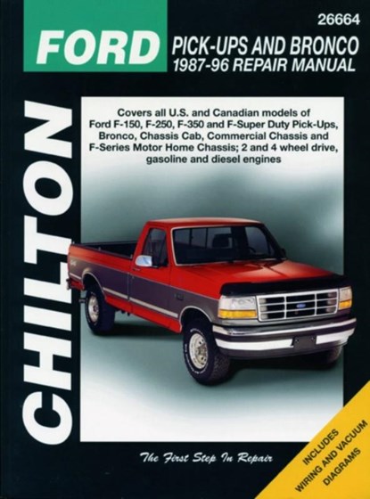 Ford Pick-ups & Bronco ('80- '96) (Chilton), Haynes Publishing - Paperback - 9781620922941