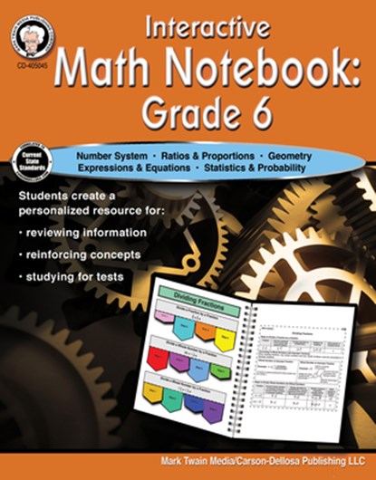 Interactive Math Notebook Resource Book, Grade 6, Schyrlet Cameron - Paperback - 9781622238132