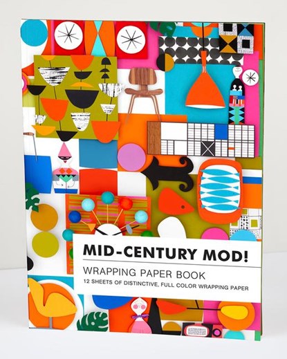 Mid-Century Mod! Wrapping Paper Book, Teneues - Gebonden - 9781623259143