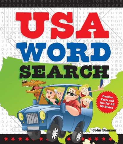USA Word Search, John Samson - Gebonden - 9781623540173