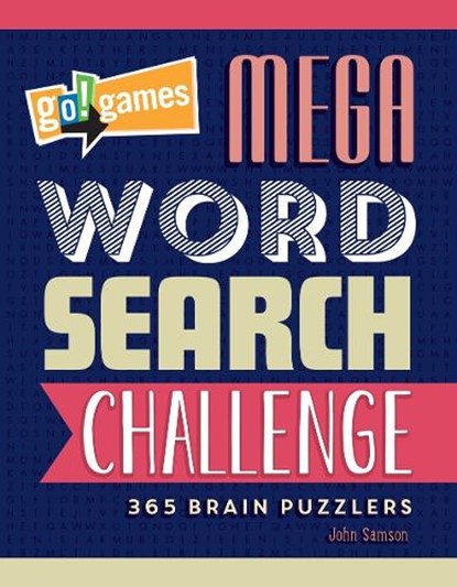 Go!Games Mega Word Search Challenge, John Samson - Paperback - 9781623540821